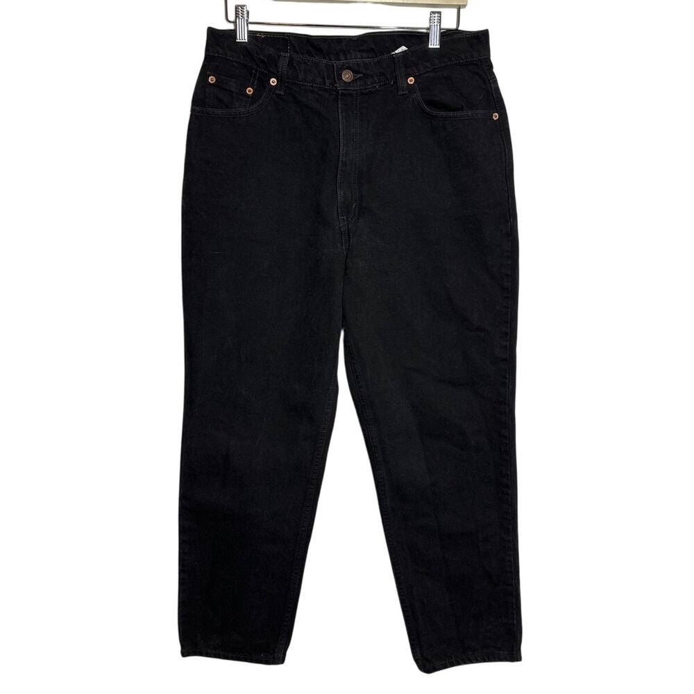 Vintage 90s Levi’s 512 Slim Fit Black Jeans Sz 16 Reg. S Straight Leg Classic